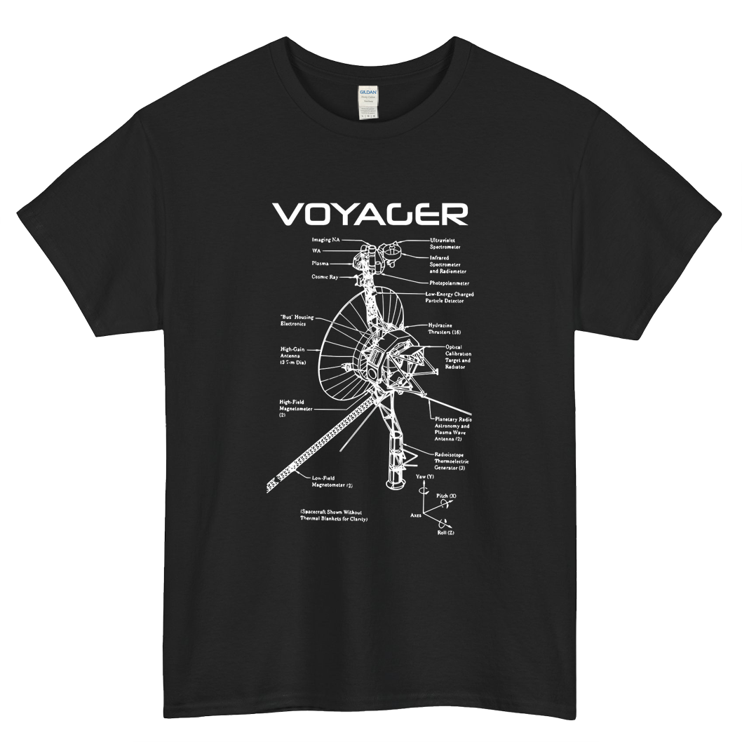 Voyager Program Logo Mens Unisex Short Sleeve T-Shirt Size S-3XL - P