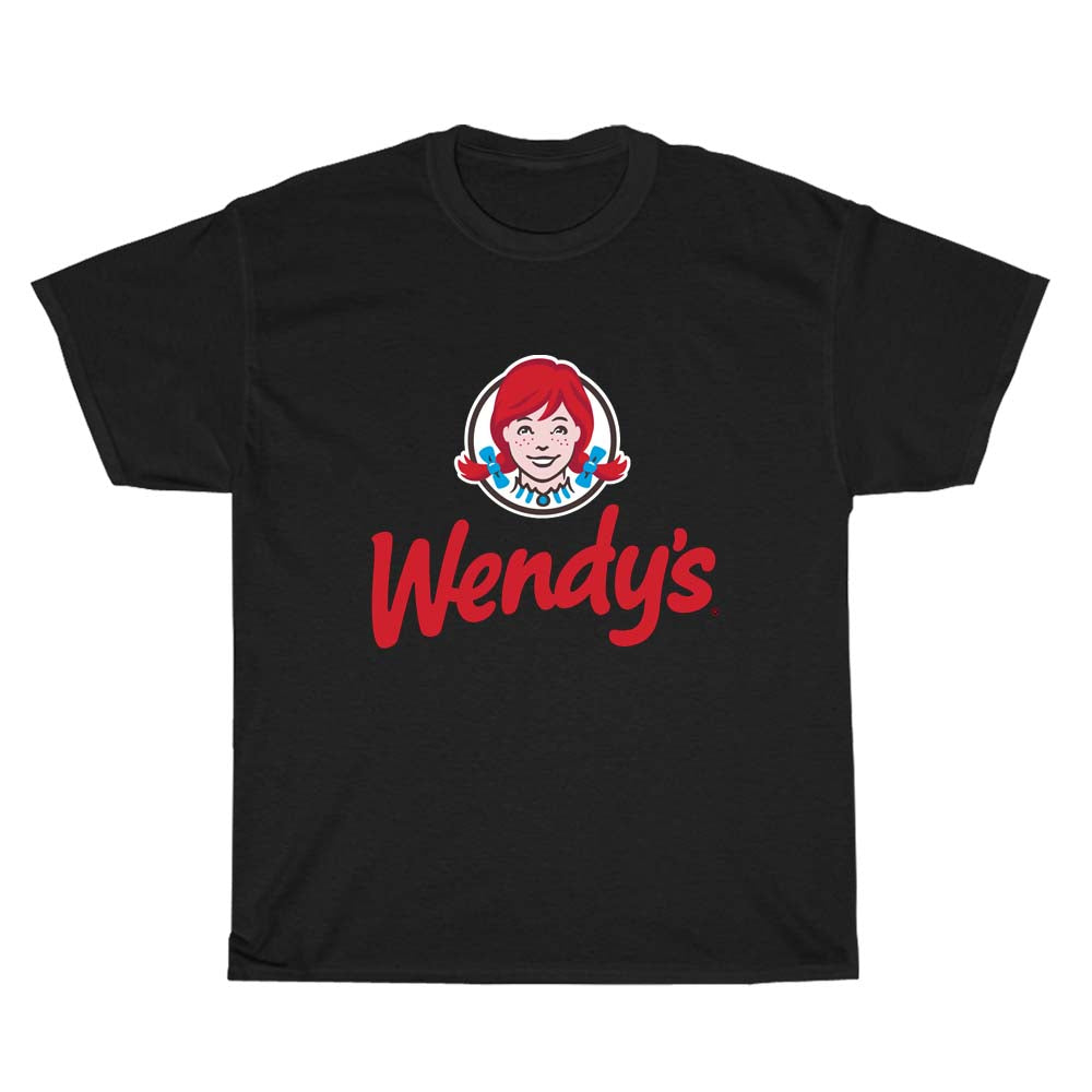 WENDY'S FAST FOOD Logo Men's Unisex T Shirt Size S to 3XL
