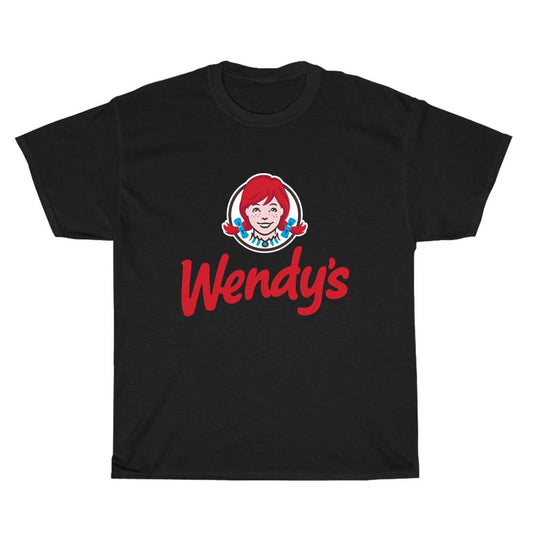 WENDY'S FAST FOOD Logo Men's Unisex T Shirt Size S to 3XL