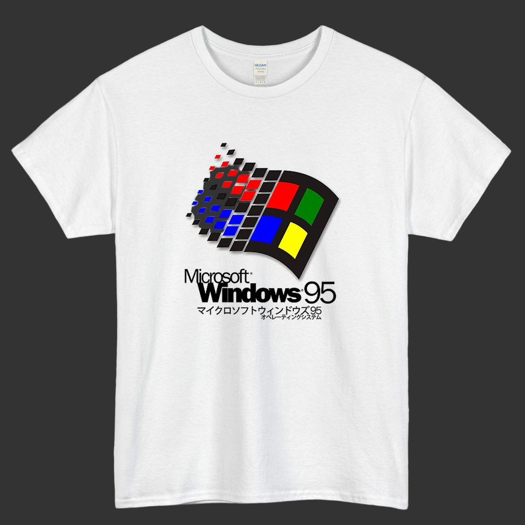 WINDOWS 95 Logo Mens Unisex Short Sleeve T-Shirt Size S-3XL - P
