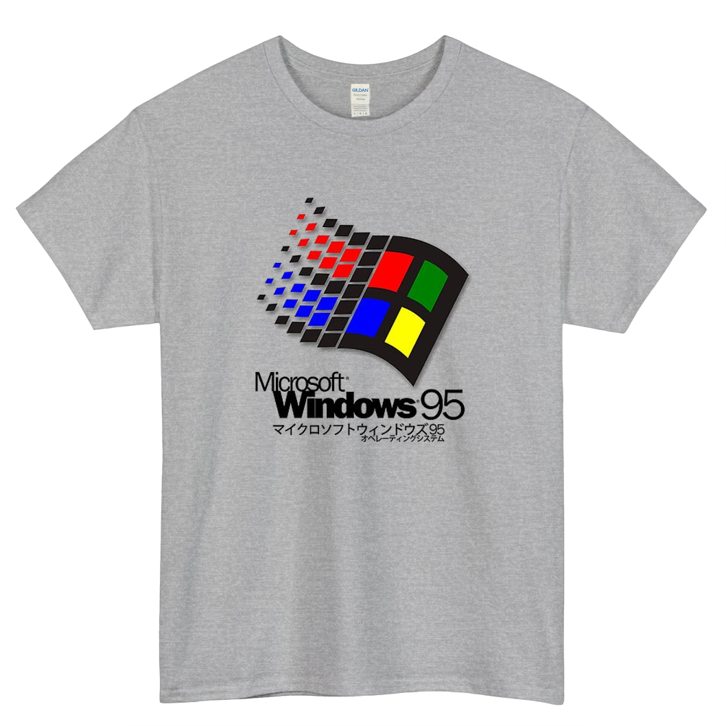 WINDOWS 95 Logo Mens Unisex Short Sleeve T-Shirt Size S-3XL - P