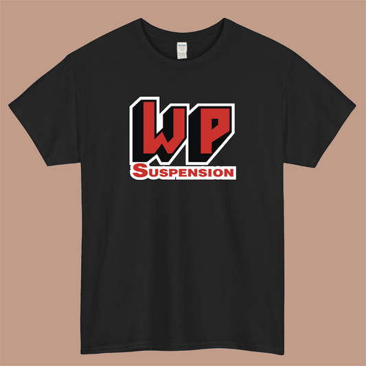 WP Suspension Logo Mens Unisex Short Sleeve Black T-Shirt Size S-3XL