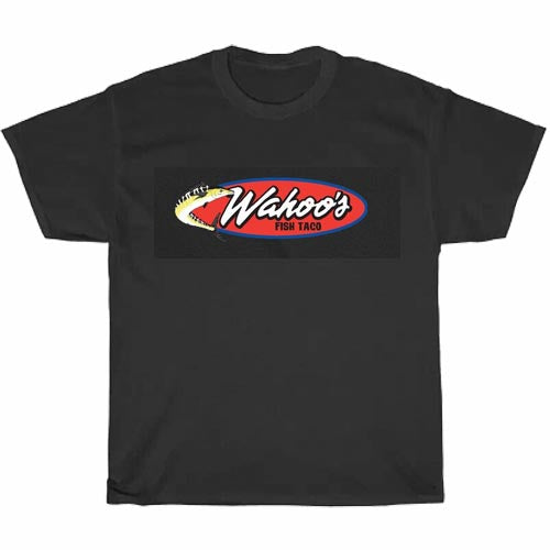 Wahoo's Fish Taco Food Restaurant Logo Men's Unisex T Shirt Size S to 3XL