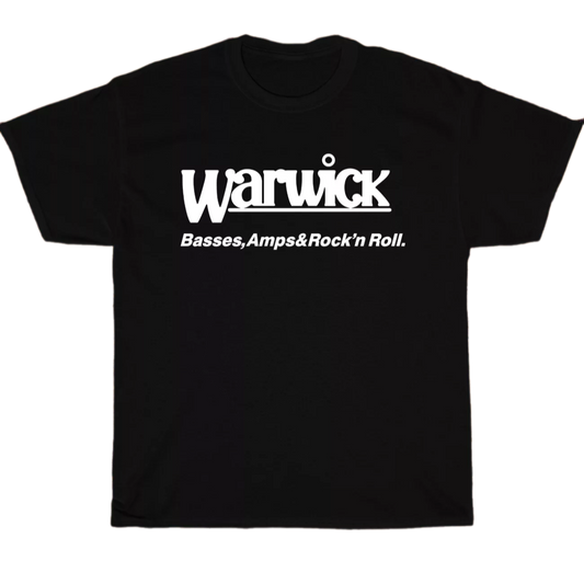 Warwick Bass Guitars Logo Men's Unisex T Shirt Size S to 3XL