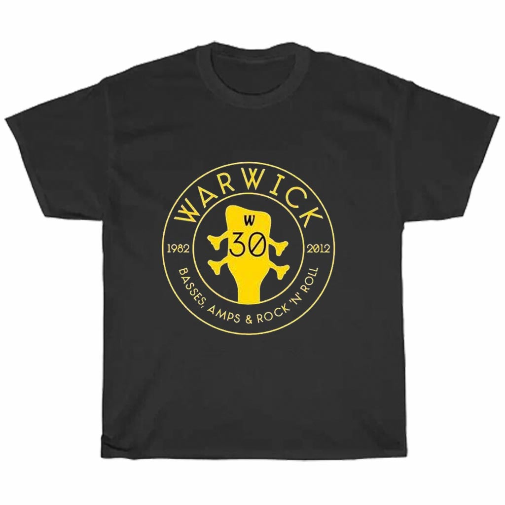 Warwick Bass Guitars Logo Men's Unisex T Shirt Size S to 3XL