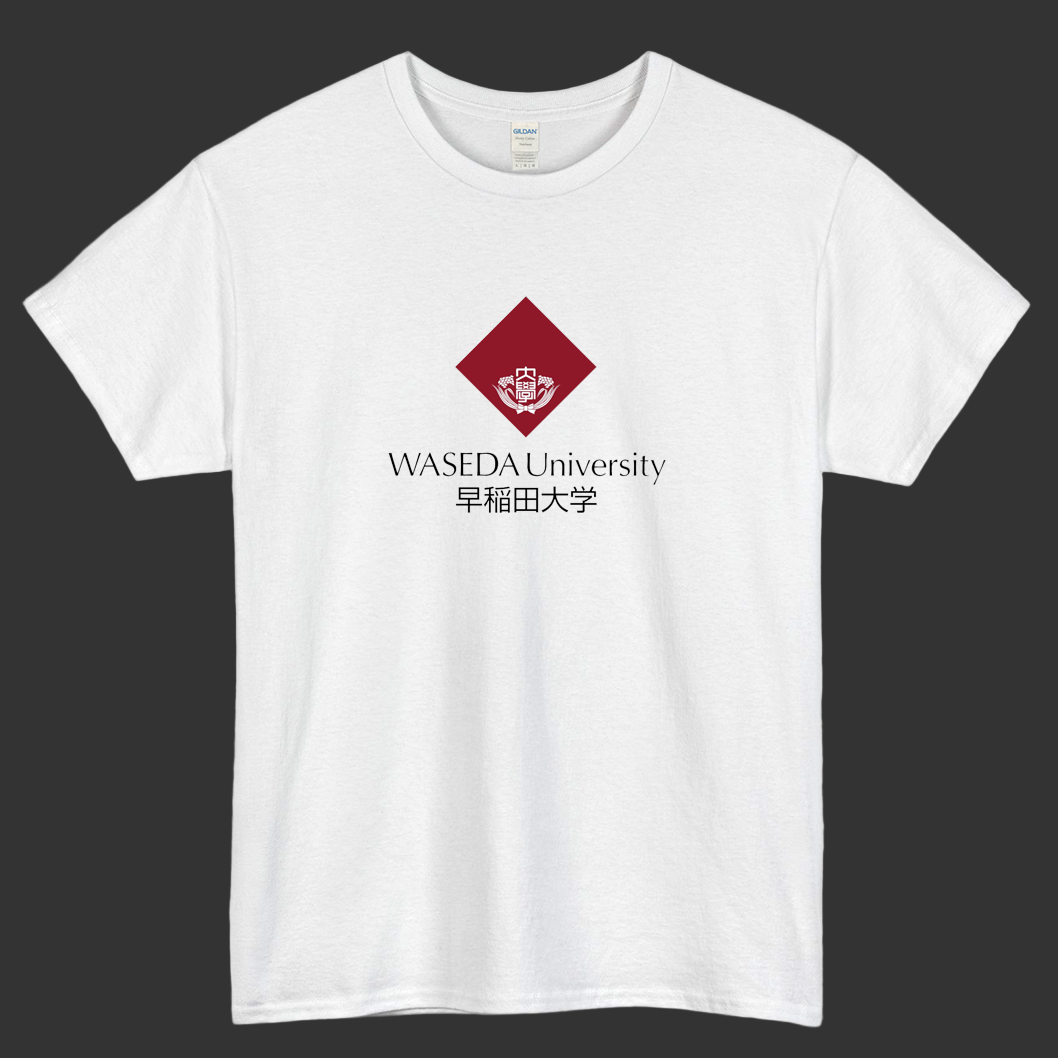 Waseda University Japan Logo Mens Unisex Short Sleeve T-Shirt Size S-3XL - P