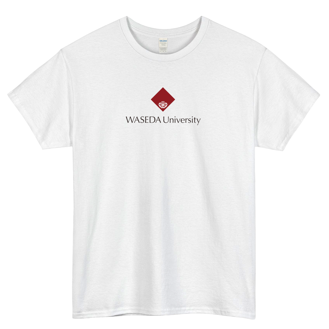 Waseda University logo short SLEEVE T SHIRT -P