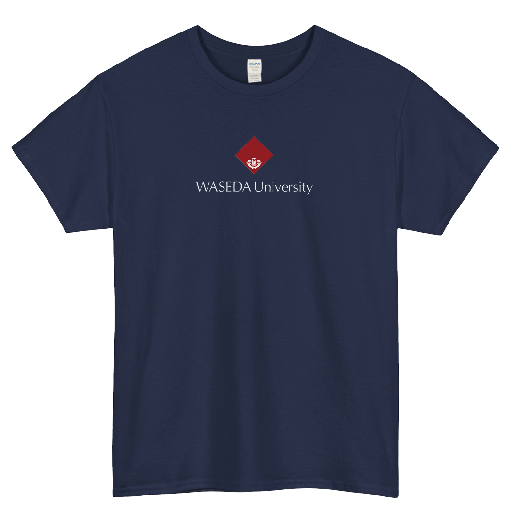 Waseda University logo short SLEEVE T SHIRT -P