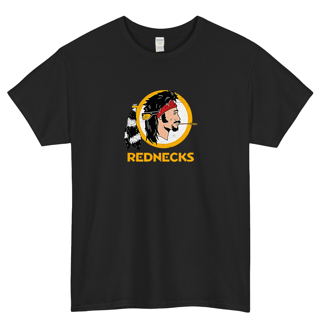 Washington Rednecks Football Caucasians logo short sleeve men's t shirt S-3XL