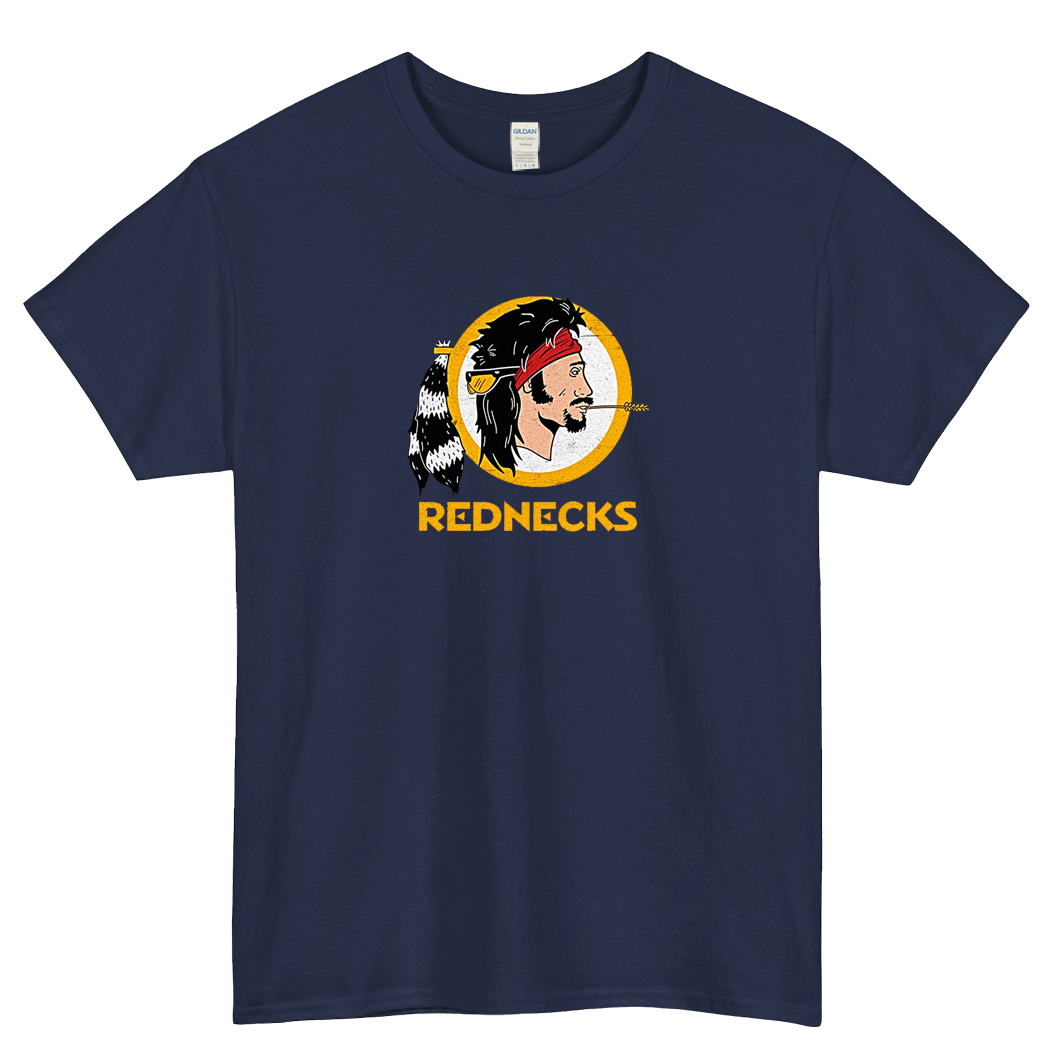 Washington Rednecks Football Caucasians logo short sleeve men's t shirt S-3XL