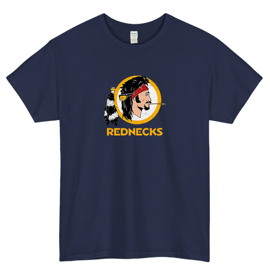 Washington Rednecks Football Caucasians logo short sleeve men's t shirt S-3XL