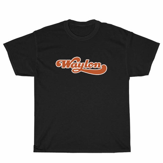 Waylon Jennings Logo Men's Unisex T Shirt Size S to 3XL