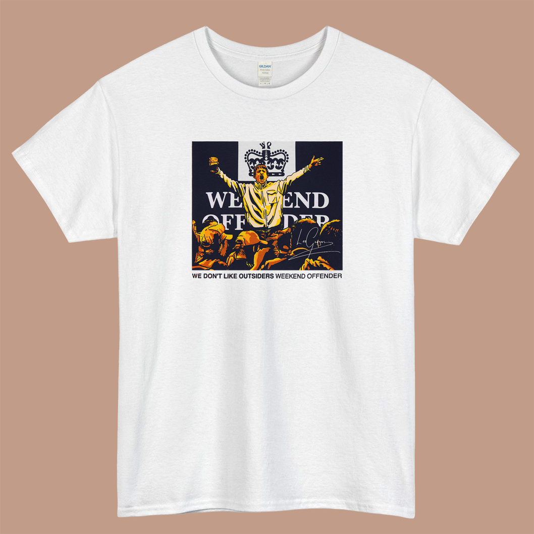 We Don't Like Outsiders Weekend Made in Australia Logo Mens Unisex Short Sleeve T-Shirt Size S-3XL - P