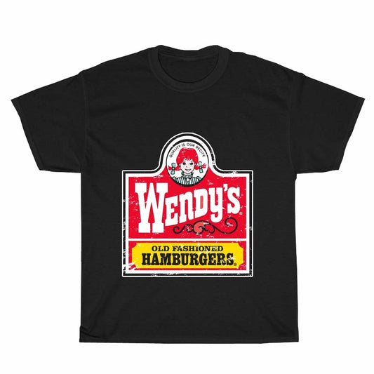 Wendys Vintage Logo Men's Unisex T Shirt Size S to 3XL