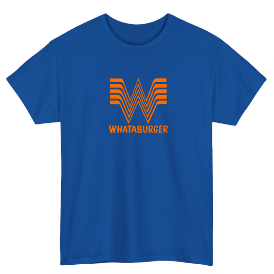 Whataburger Burgers Restaurant  logo short sleeve men's t shirt S-3XL