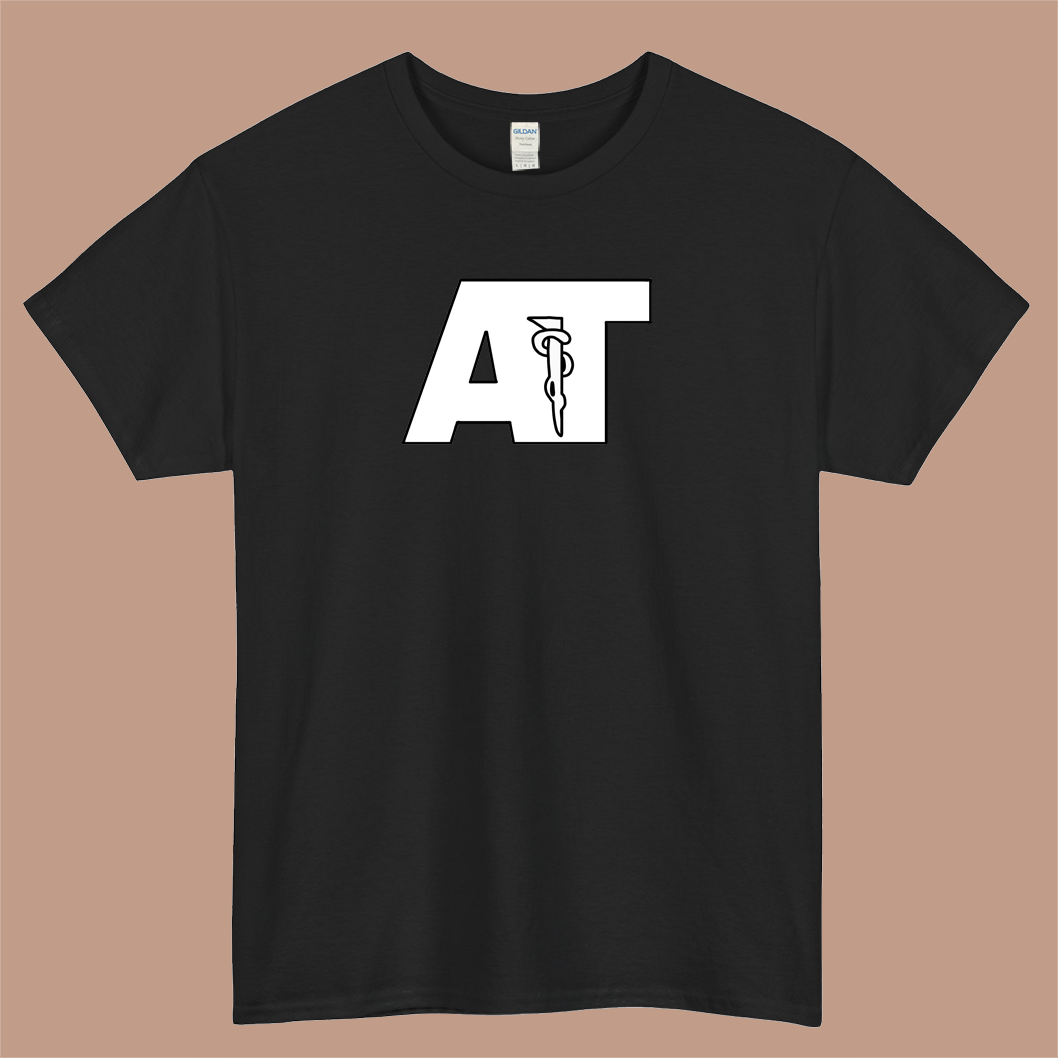 White Athletic Training Logo Mens Unisex Short Sleeve T-Shirt Size S-3XL - P