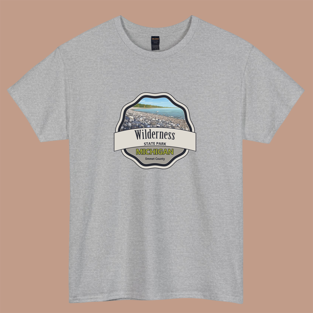 Wilderness State Park logo short sleeve t shirt Size S-3XL -P