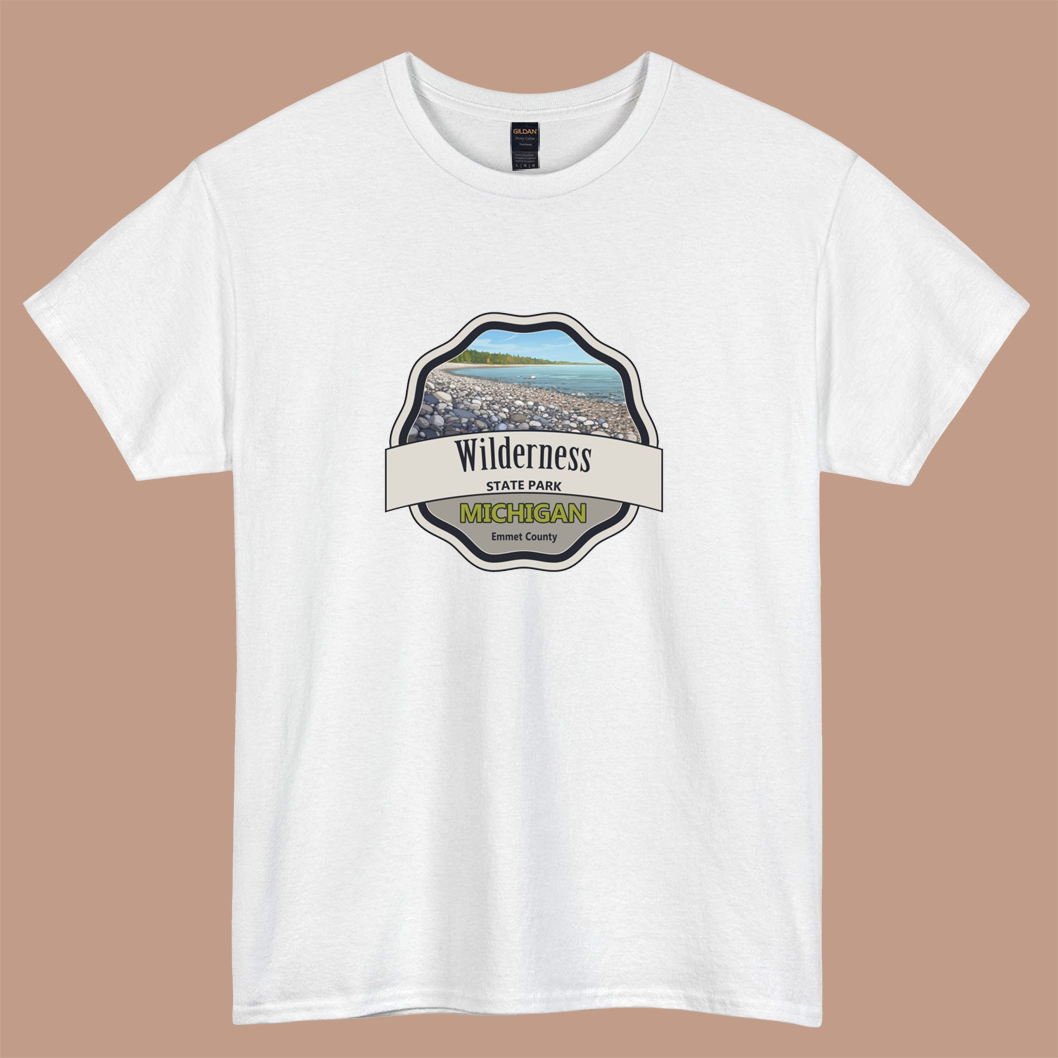 Wilderness State Park logo short sleeve t shirt Size S-3XL -P