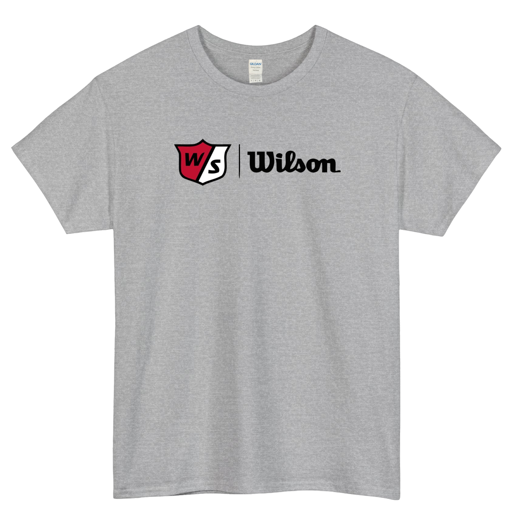 Wilson Logo Mens Unisex Short Sleeve T-Shirt Size S-3XL - P