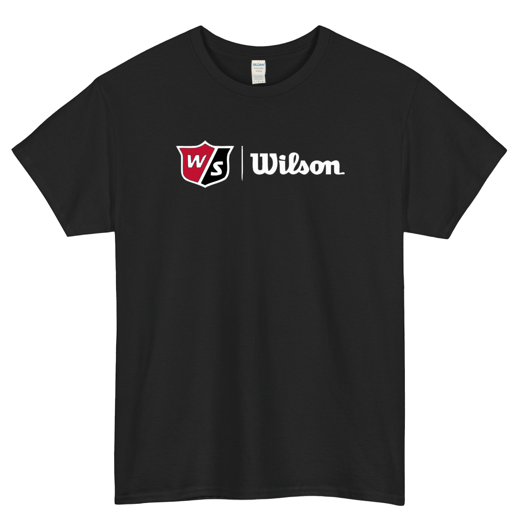 Wilson Logo Mens Unisex Short Sleeve T-Shirt Size S-3XL - P