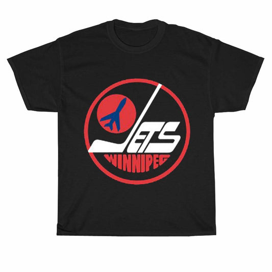 Winnipeg Jets 80's NHL Logo Men's Unisex T Shirt Size S to 3XL
