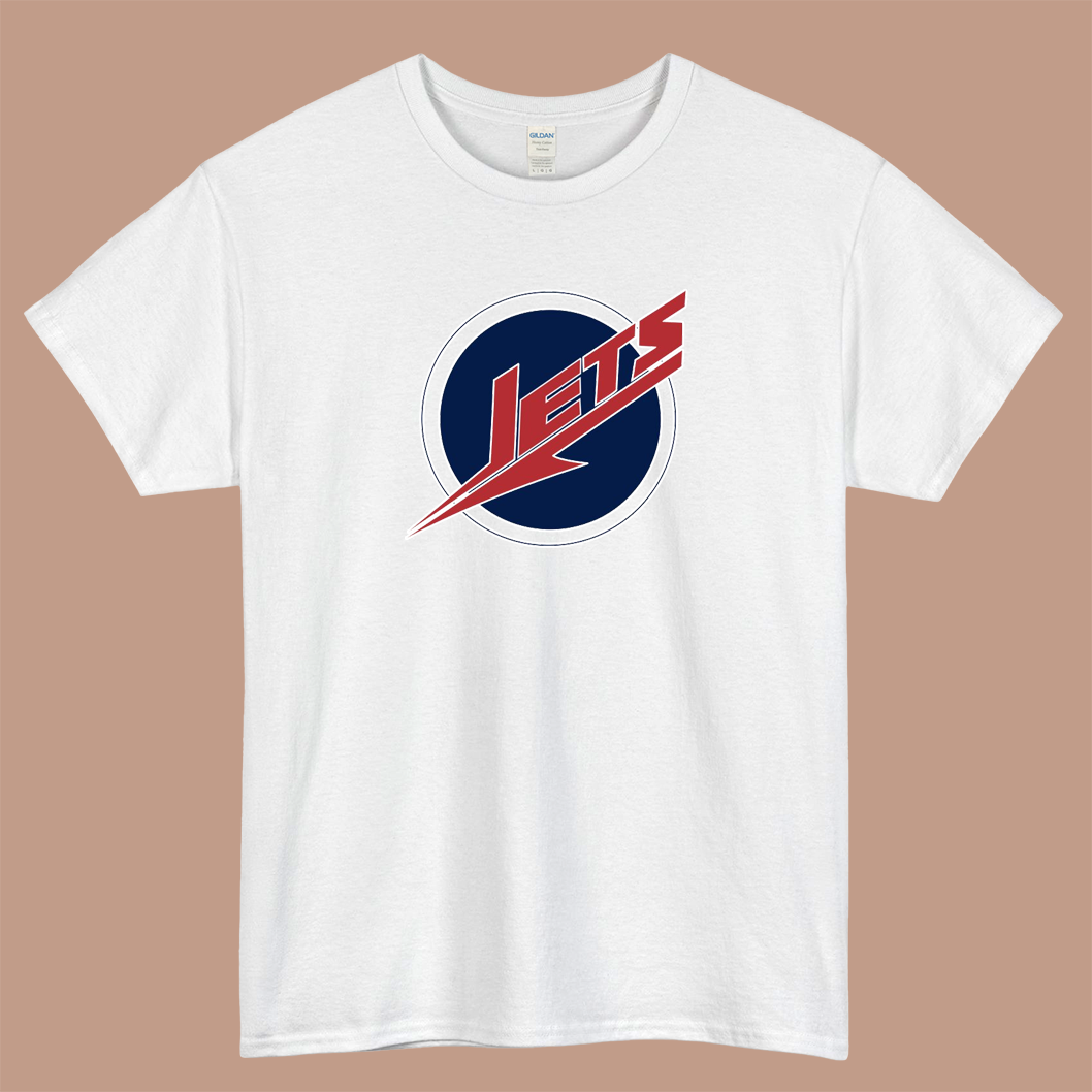 Winnipeg Jets Comforters Logo Mens Unisex Short Sleeve T-Shirt Size S-3XL - P