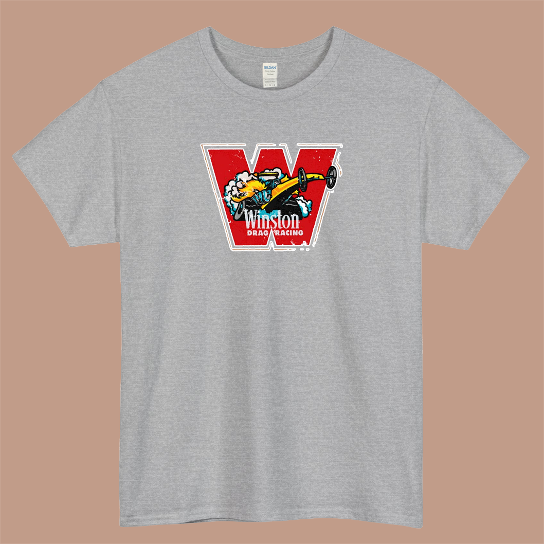 Winston Drag Logo Mens Unisex Short Sleeve T-Shirt Size S-3XL - P