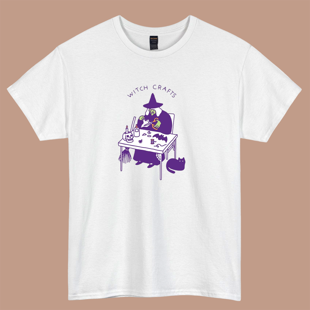 Witch Crafts logo short sleeve t shirt S-5XL - P