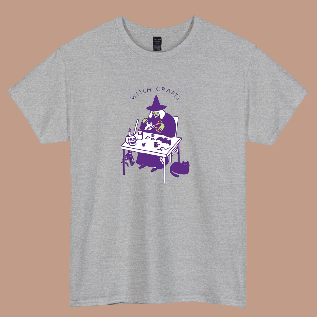 Witch Crafts logo short sleeve t shirt S-5XL - P