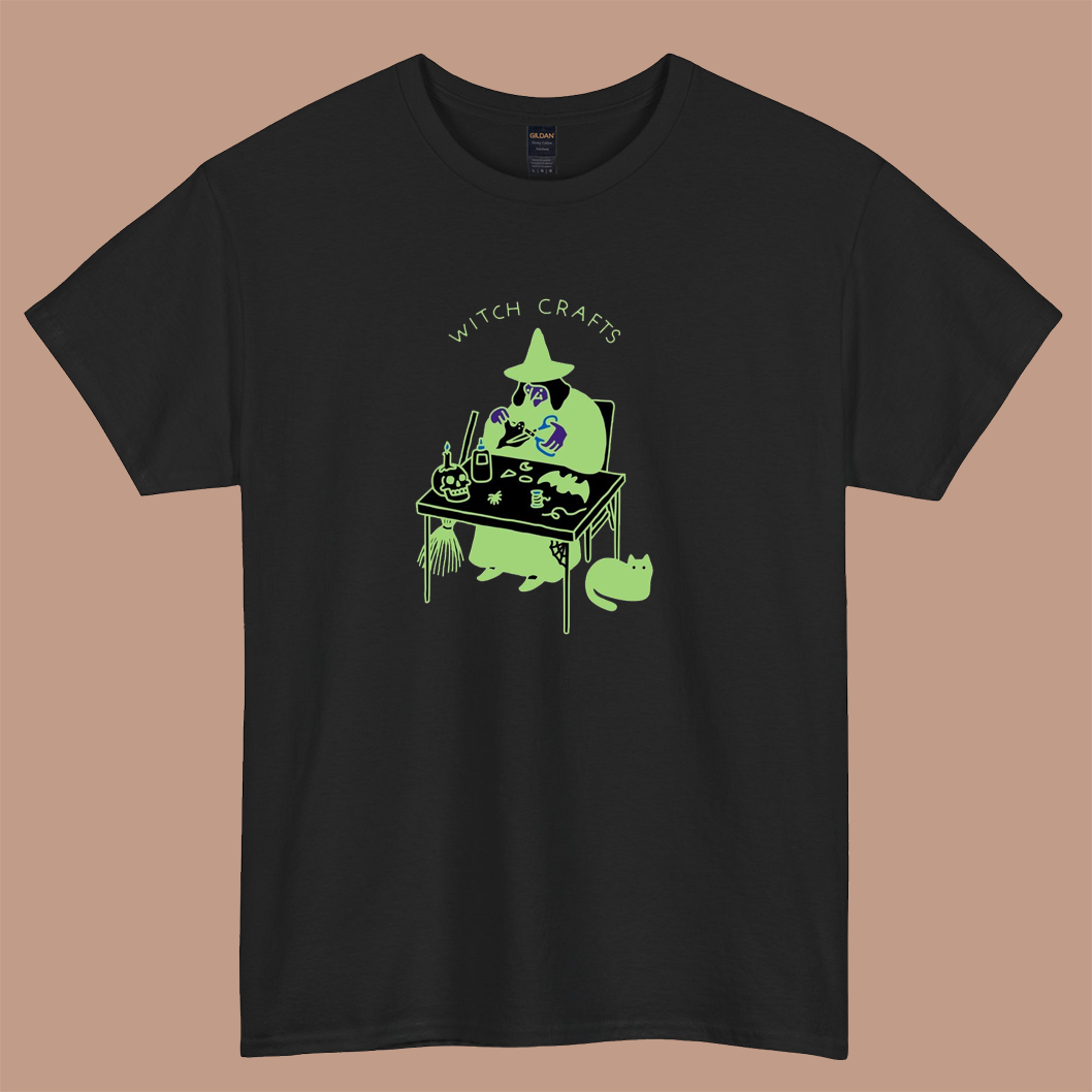 Witch Crafts logo short sleeve t shirt S-5XL - P