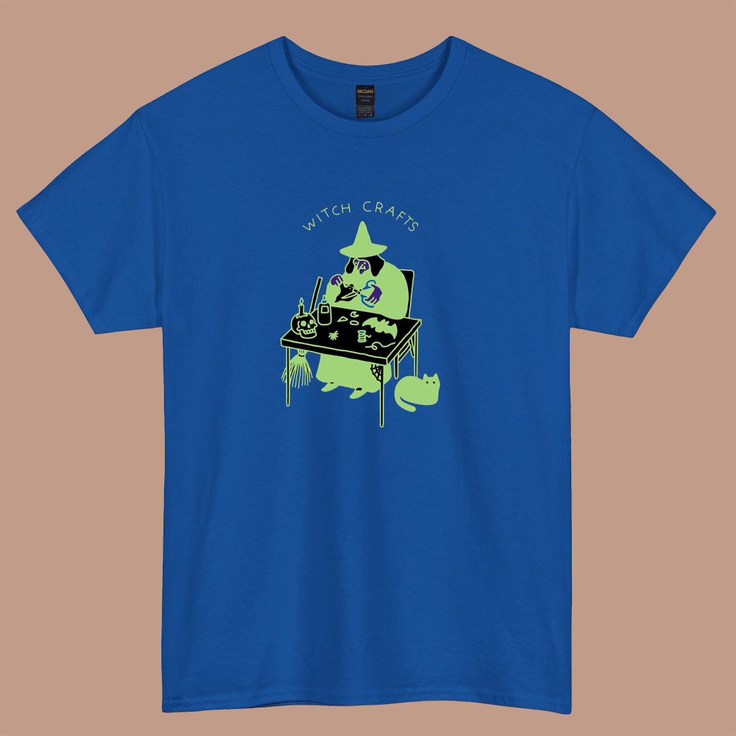 Witch Crafts logo short sleeve t shirt S-5XL - P