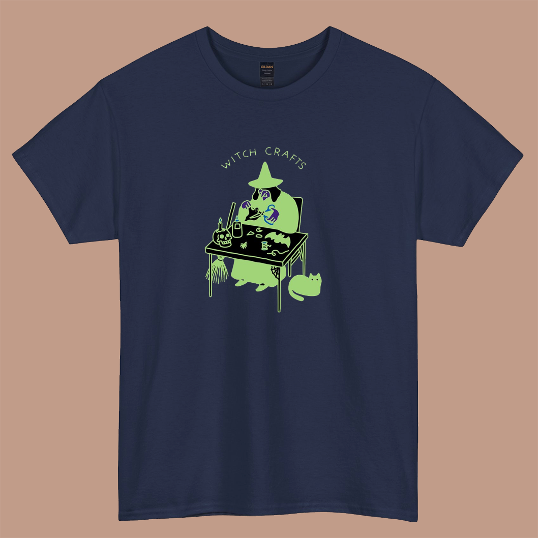 Witch Crafts logo short sleeve t shirt S-5XL - P