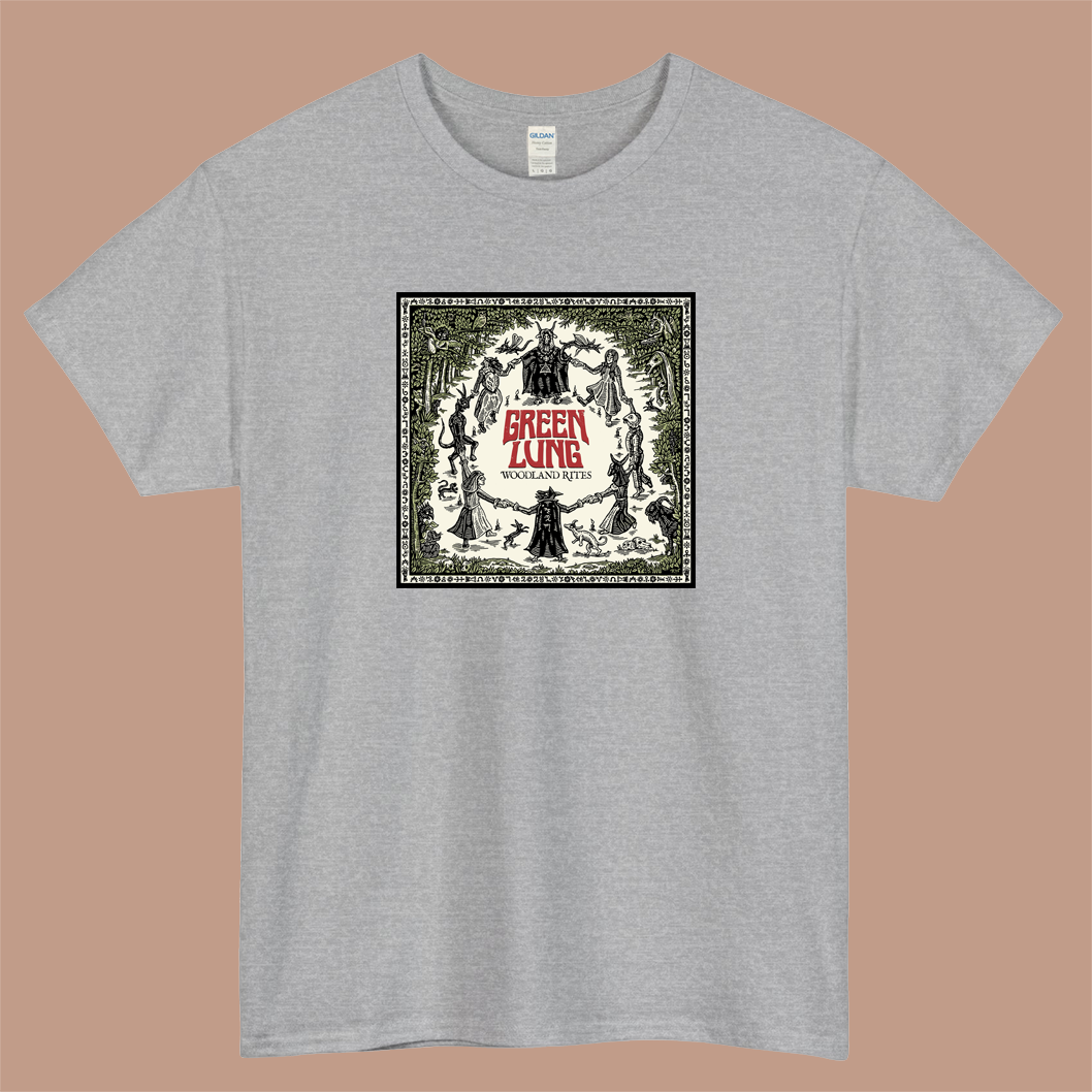 Woodland Rites GREEN LUNG Logo Mens Unisex Short Sleeve T-Shirt Size S-3XL - P