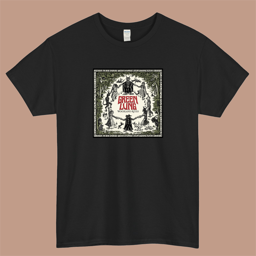 Woodland Rites GREEN LUNG Logo Mens Unisex Short Sleeve T-Shirt Size S-3XL - P