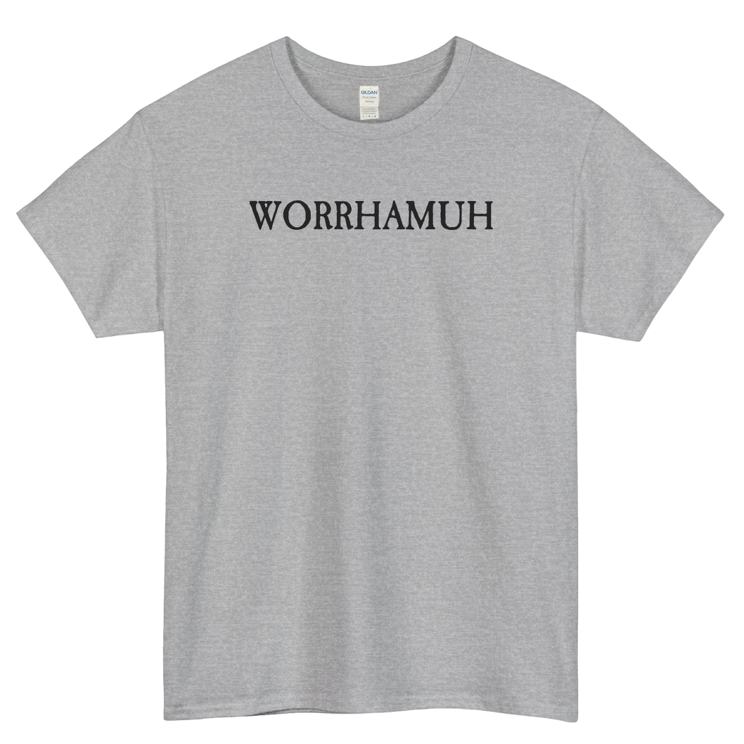 Worrhamuh Logo Mens Unisex Short Sleeve T-Shirt Size S-3XL - P