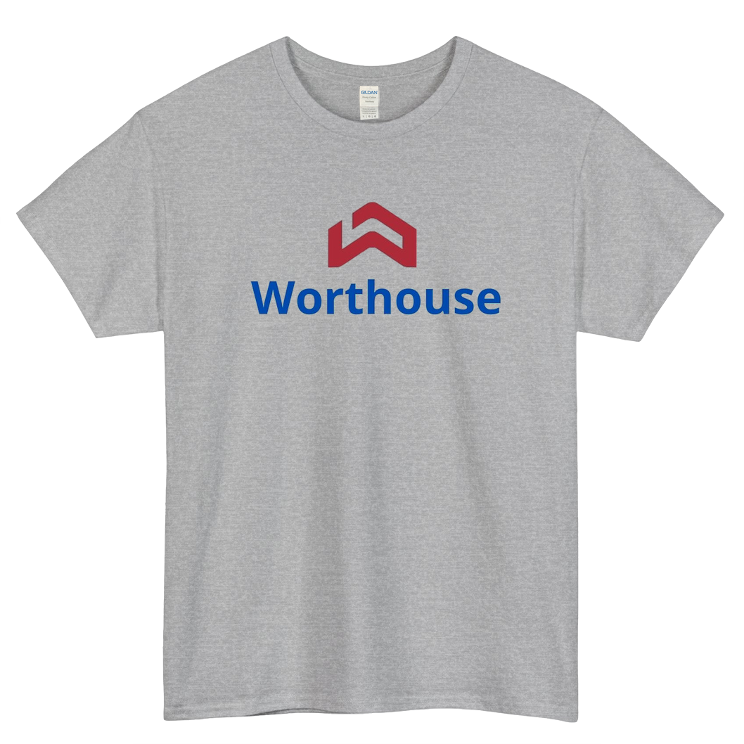 Worthouse Logo Mens Unisex Short Sleeve T-Shirt Size S-3XL - P