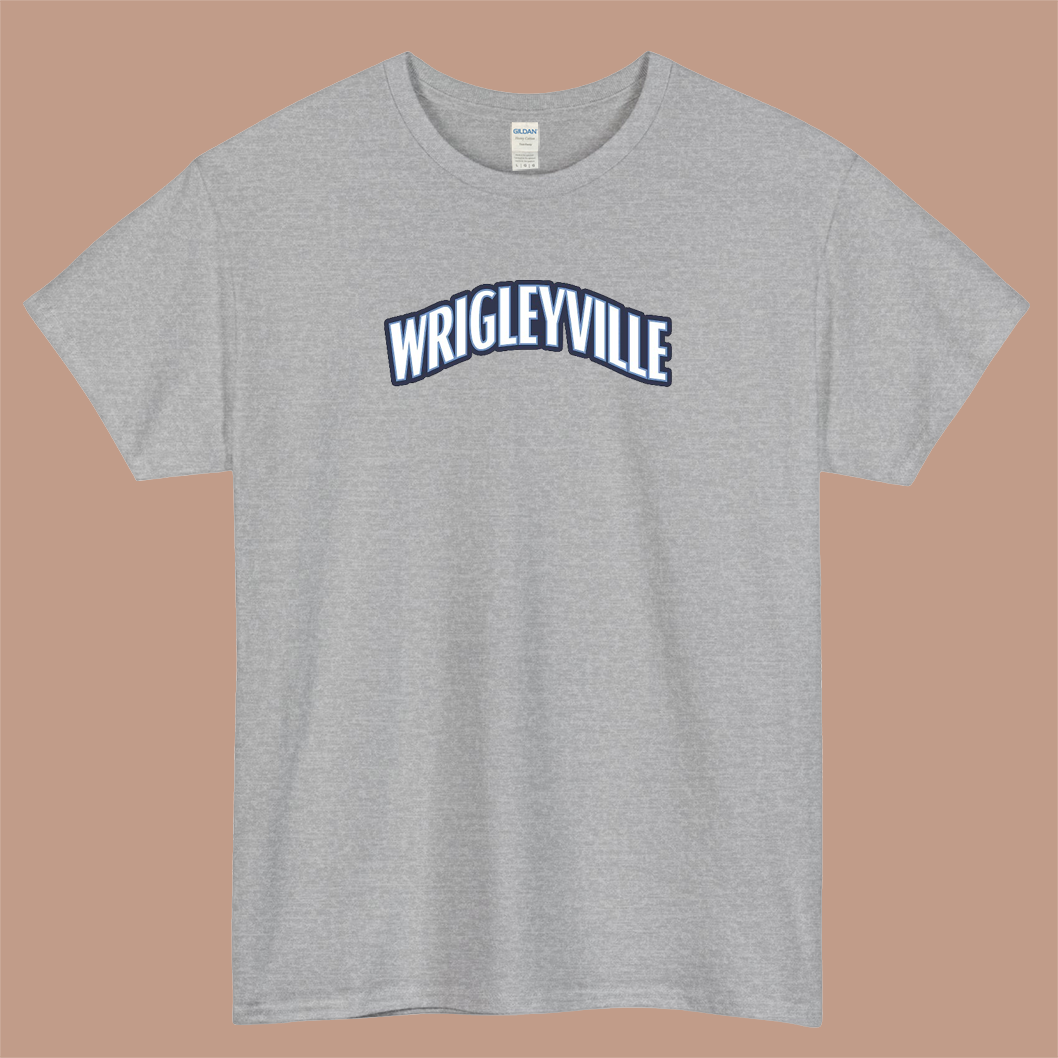 Wrigleyville Logo Mens Unisex Short Sleeve T-Shirt Size S-3XL - P
