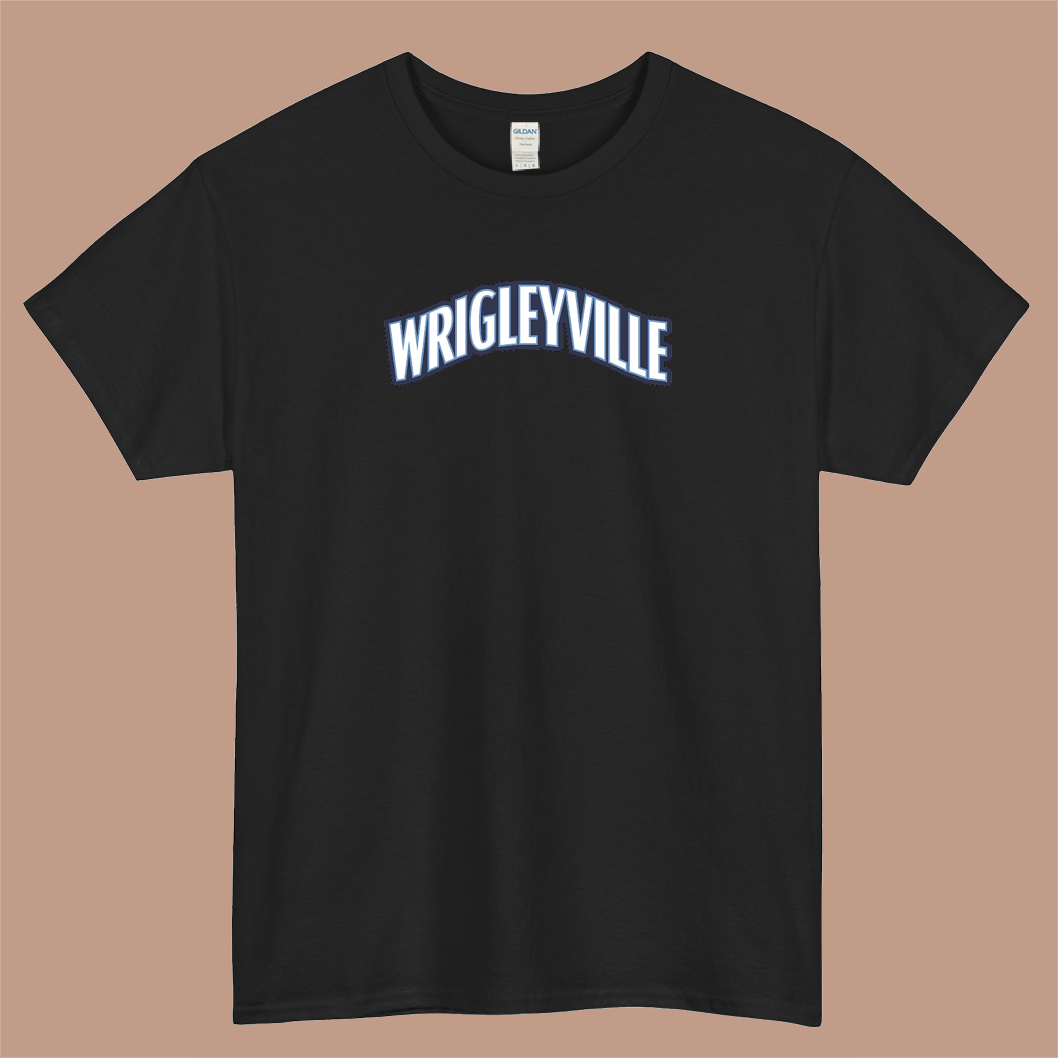 Wrigleyville Logo Mens Unisex Short Sleeve T-Shirt Size S-3XL - P