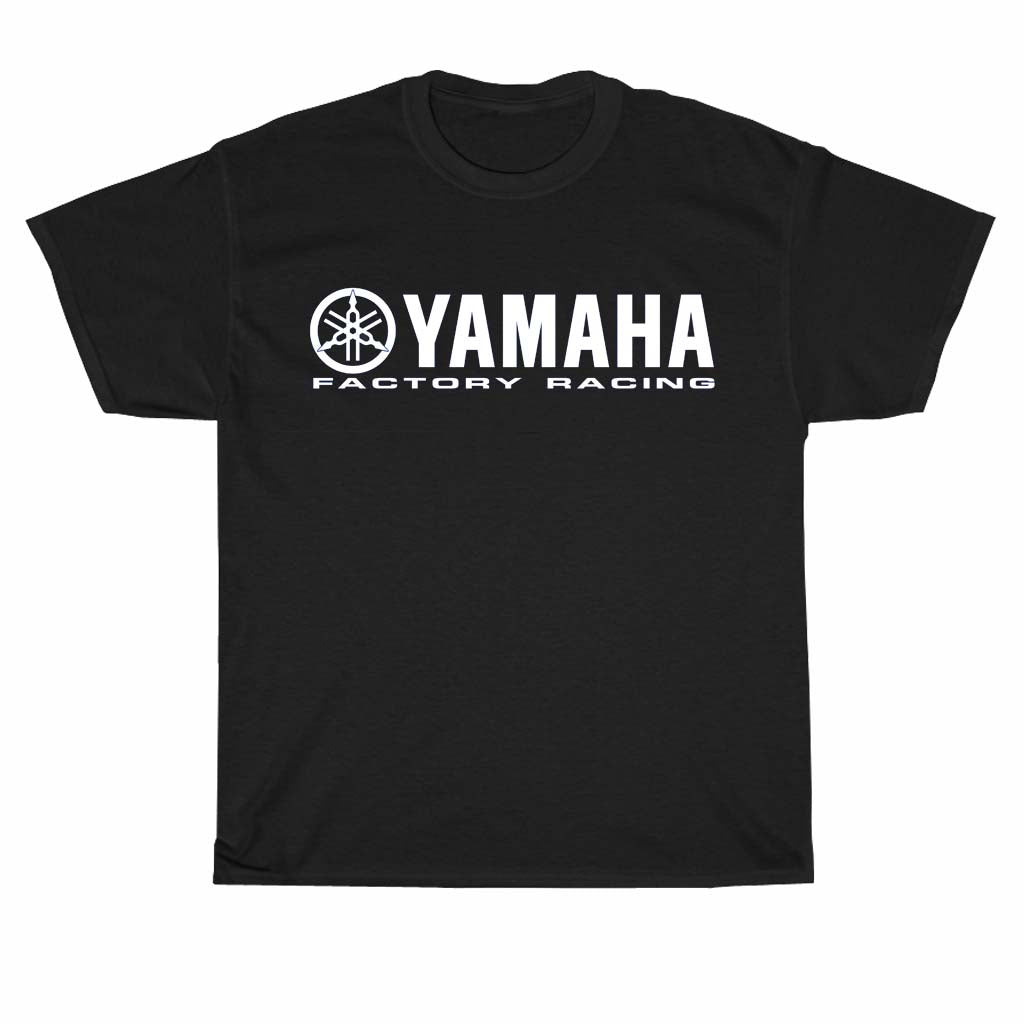 YAMAHA FACTORY RACING Logo Men's Unisex T Shirt Size S to 3XL