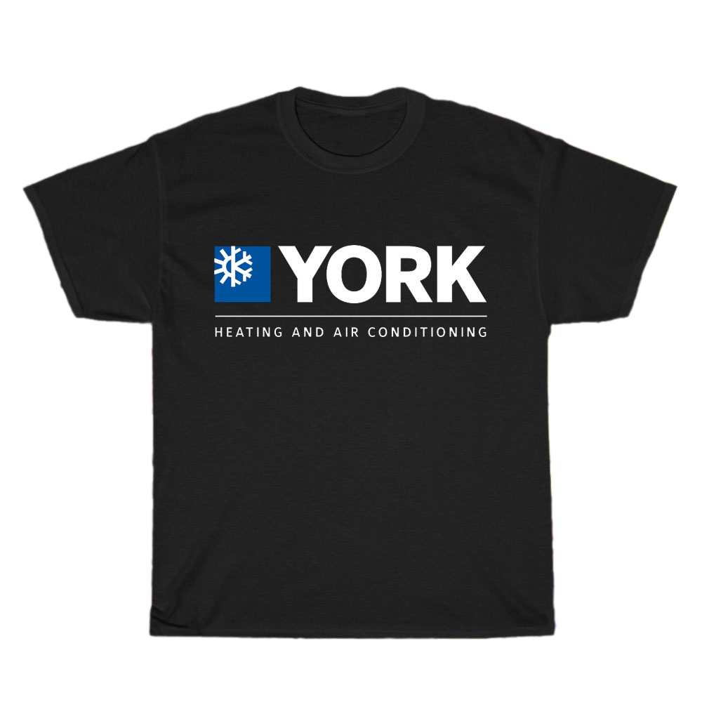 YORK Heating & Air Conditioning Logo Men's Unisex T Shirt Size S to 3XL