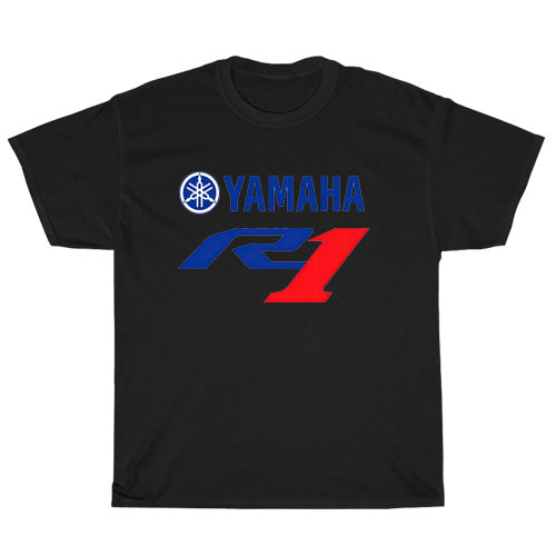 Yamaha Factory Racing Active Logo Mens Unisex Short Sleeve Black T-Shirt Size S-3XL