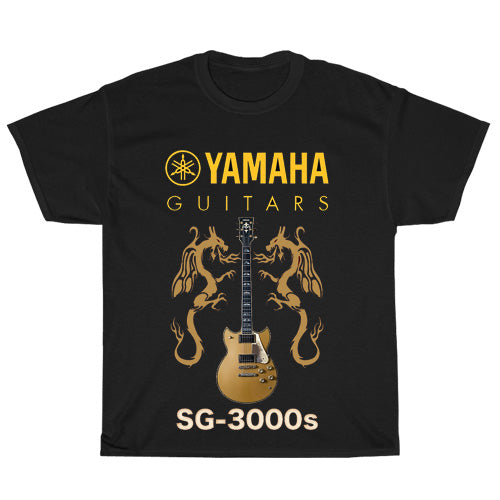 Yamaha Guitars Logo Men's Unisex T Shirt Size S to 3XL