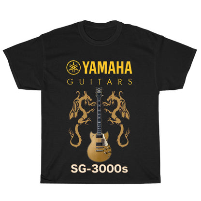 Yamaha Guitars Logo Men's Unisex T Shirt Size S to 3XL