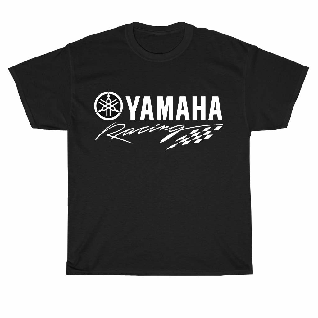 Yamaha Racing Motorcycle Logo Men's Unisex T Shirt Size S to 3XL
