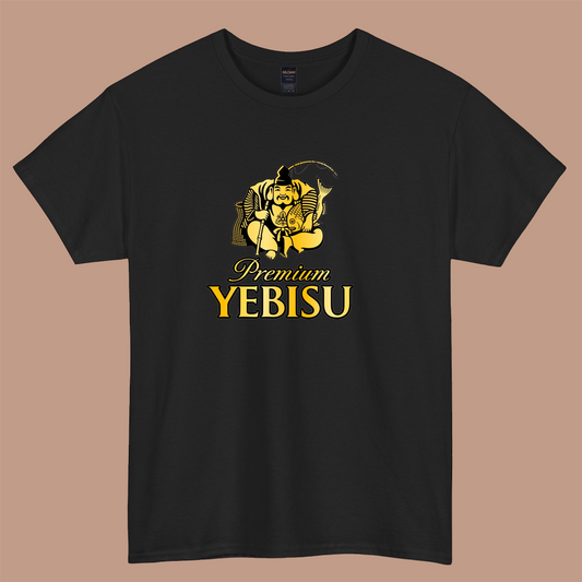 Yebisu Premium (ヱビス) Golden logo short sleeve t shirt S-5XL - P