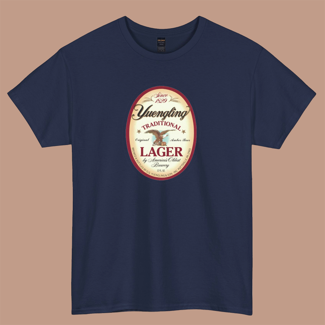 Yeungling logo short sleeve t shirt S-5XL - P