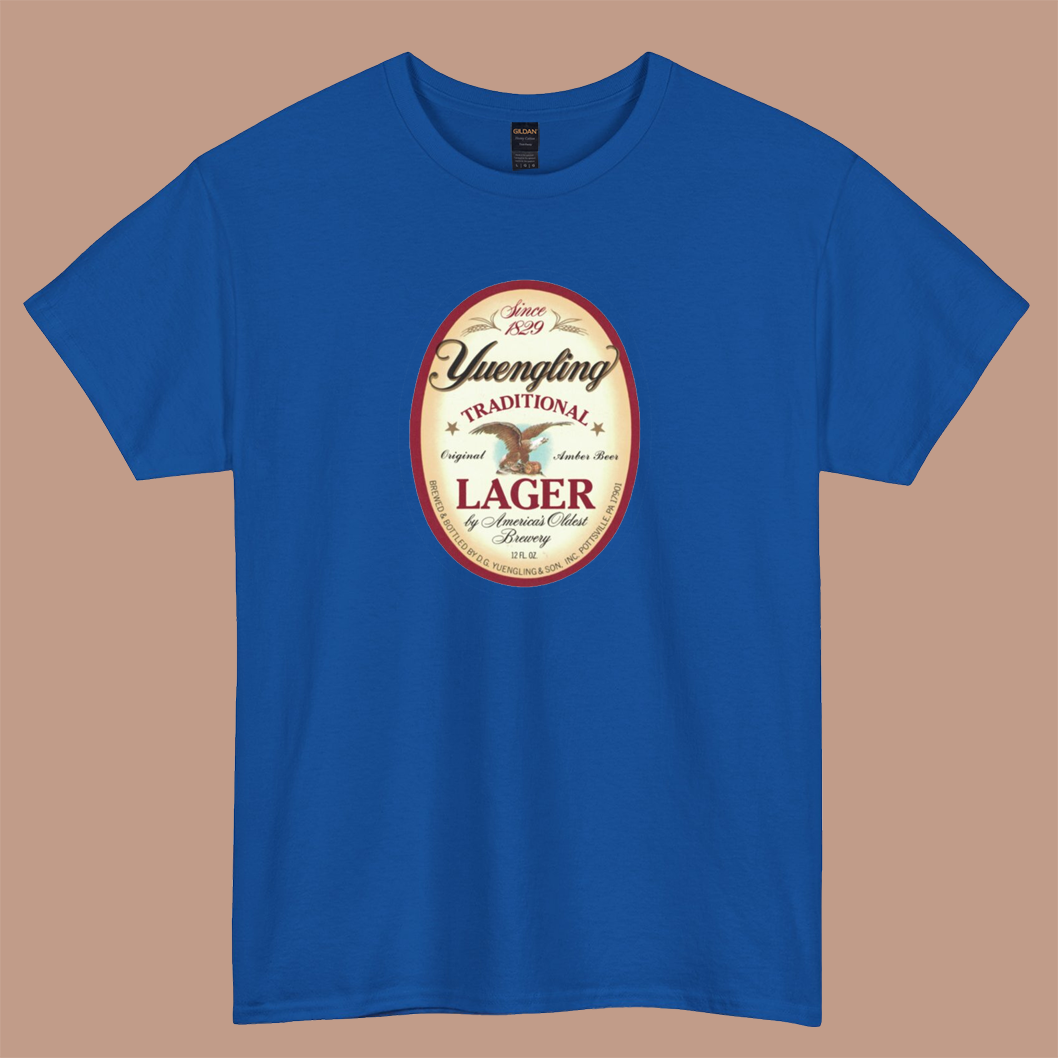 Yeungling logo short sleeve t shirt S-5XL - P
