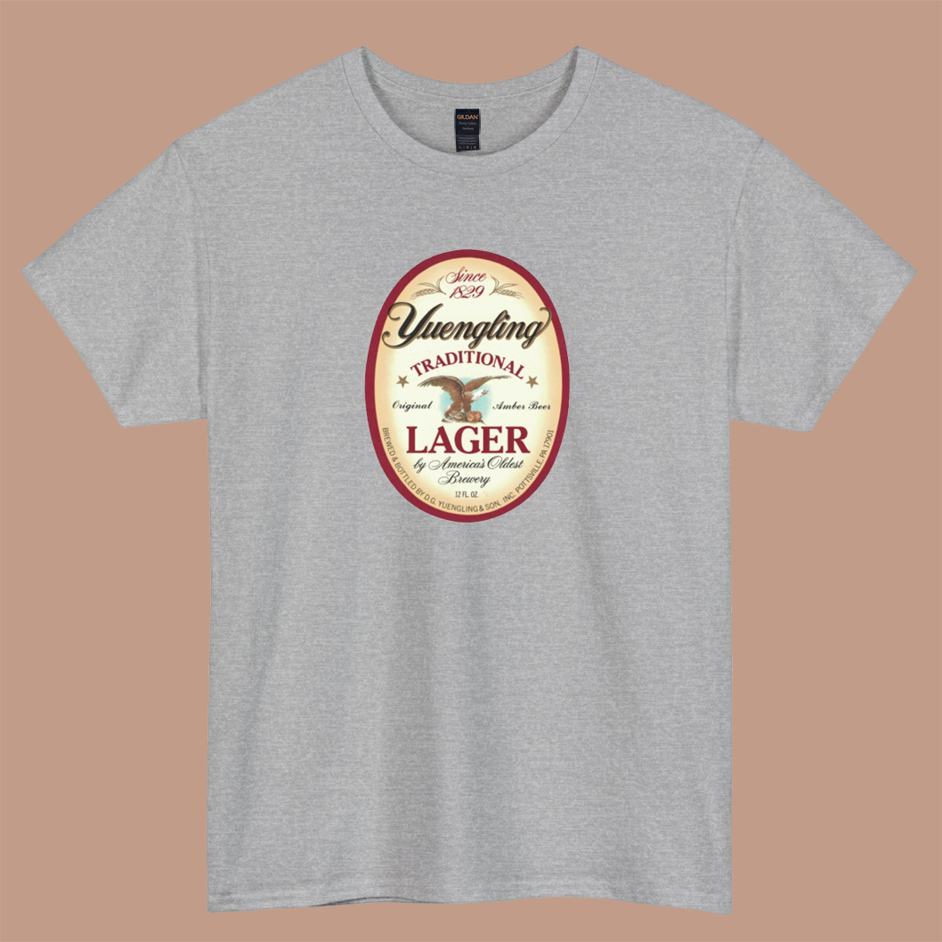 Yeungling logo short sleeve t shirt S-5XL - P