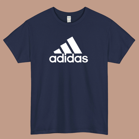 adidas logo short sleeve men's t shirt size S-3XL