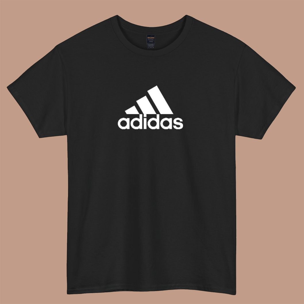 adidas logo short sleeve t shirt size S-3XL -P